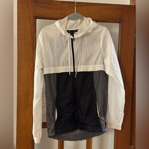 Under Armour White, Black and Gray Windbreaker
